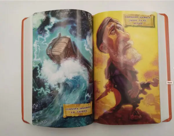 Biblia de Poder para Niños RVC piel - Imagen 3