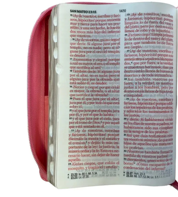 Biblia Compacta RV60 LG con índice Y cierre - Imagen 3