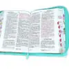 Biblia RVR60 045 LG  Mariposas Turquesa - Imagen 3