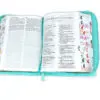 Biblia RVR60 045 LG  Mariposas Turquesa - Imagen 2
