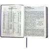 Biblia RVR60  Letra Super Gigante clásica Lila Piel - Imagen 3