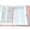 Biblia Compacta RV60 LG piel de aves rosada con índice - Imagen 2