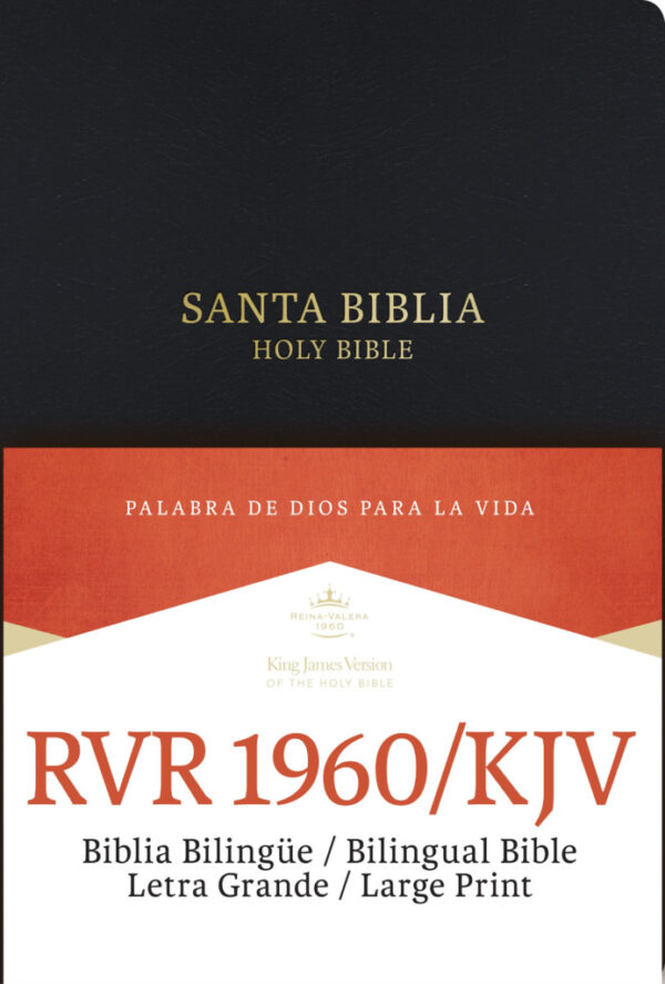 Biblia Bilingue/RVR60-KJV/Letra Grande/Imitacion Piel