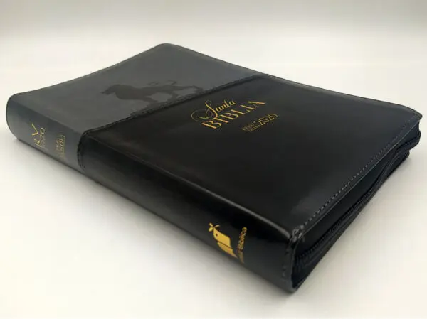 Biblia RVR versión 2020/LG 12 Puntos/ Negro León - Imagen 2