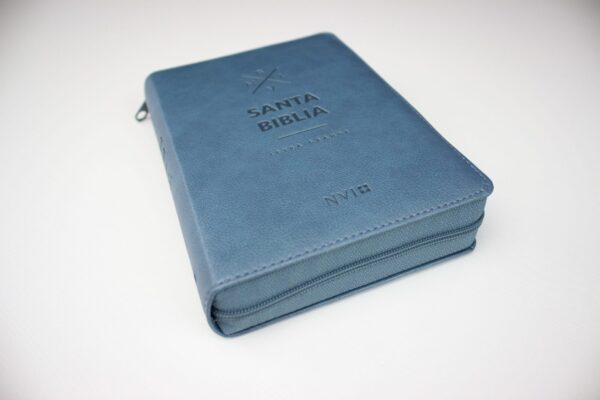 Biblia NVI/040CLG/Azul/Cierre