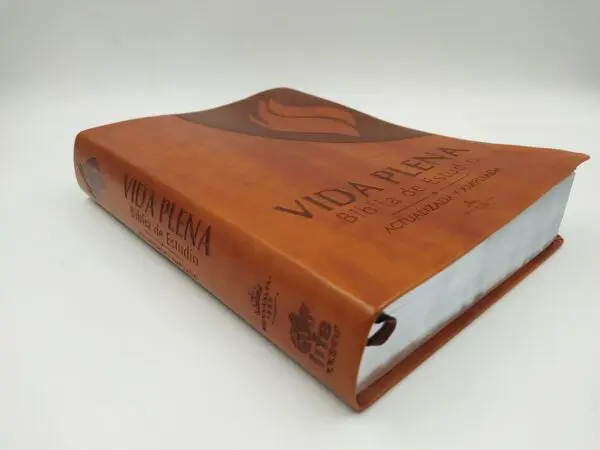 Biblia RVR60 Vida Plena de estudio con índice/ símil piel - Imagen 2