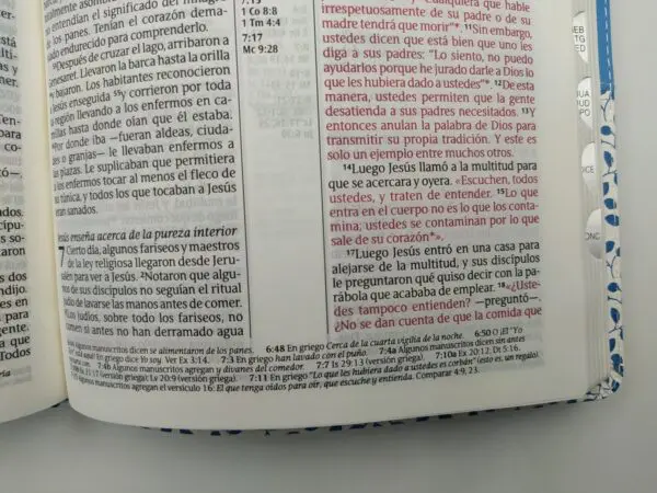Biblia NTV Referencia ultrafina LG sentipiel índice - Imagen 6
