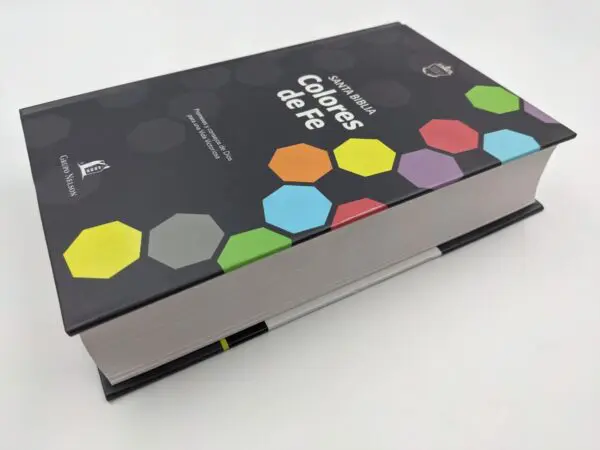 Biblia RVR 1977 Colores de Fe Tapa Dura - Imagen 3