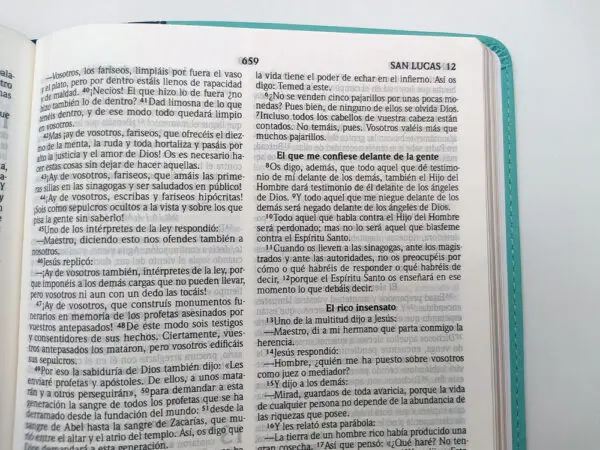 Biblia RVR 2020 Turquesa Azul - Imagen 4
