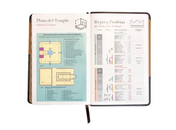 Biblia RVR60 LG Tamaño Manual Símil Piel Duotono con Índice - Imagen 6