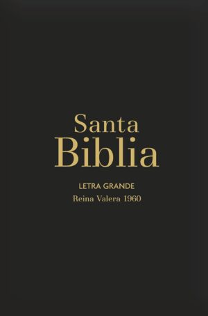 Biblia RVR60 Letra Grande/Tamaño manual - Negro Vinilo