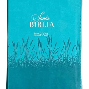 Biblia RVR 2020 LG Imitación Piel Turquesa con Cierre