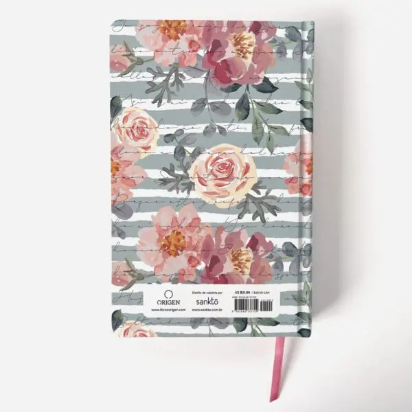 Biblia RVR60 LG Tamaño Manual Tapa Dura rosas rosadas - Imagen 5