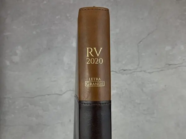 Biblia RVR 2020 LG Imitación Piel Café Efesios 6:12 con Cierre - Imagen 9