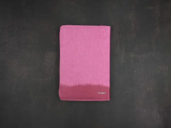 Biblia LG 12 puntos RV2020 imit. piel rosado - Imagen 8