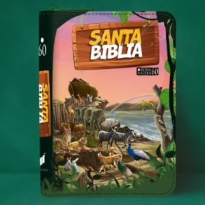Biblia RVR60 para Niños - Vinilo con cierre