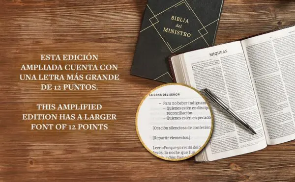 Biblia del Ministro Edición Ampliada Negra - Imagen 4