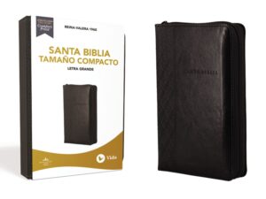 Biblia RVR60/Compacta/Letra Grande/Negro/Cierre