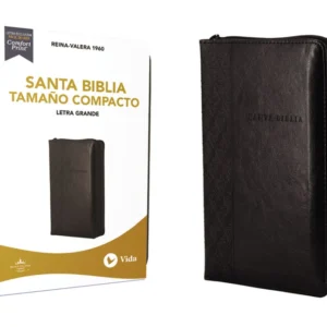 Biblia RVR60/Compacta/Letra Grande/Negro/Cierre