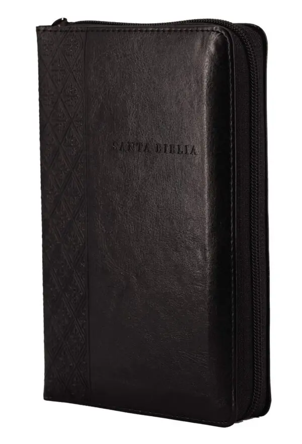 Biblia RVR60/Compacta/Letra Grande/Negro/Cierre - Imagen 3
