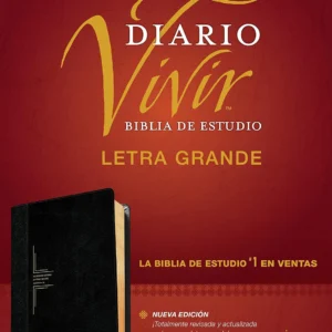 RVR 1960 de Estudio Diario Vivir Negro Ónice Sentipiel