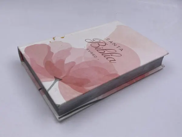 Reina Valera 1960 Tapa Dura Flor Rosa - Imagen 2