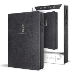 La Biblia Católica Grande / Negra / Cremallera