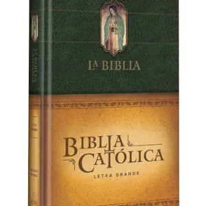 La Biblia Católica: Tapa dura / Verde / con Virgen