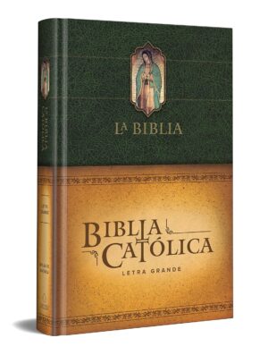 La Biblia Católica: Tapa dura / Verde / con Virgen