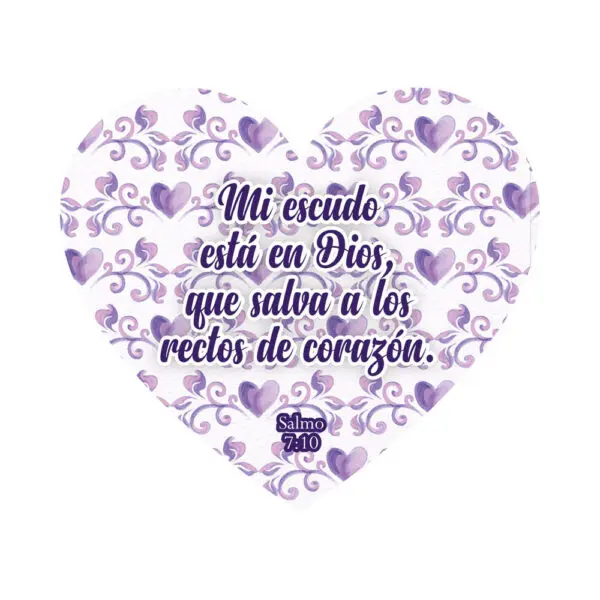 Cuadro Corazón Lazo Artesanal - Imagen 9