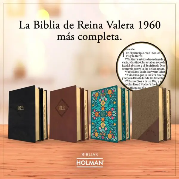 RVR/1960 Biblia  Floreada/Símil/Piel/2023 - Imagen 3