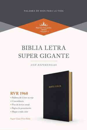 Biblia/RV60/Letra Súper/Gigante/Negro