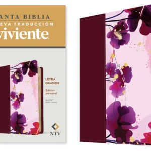 Biblia NTV Letra/Grande/Símil-Piel Jardín/Morado
