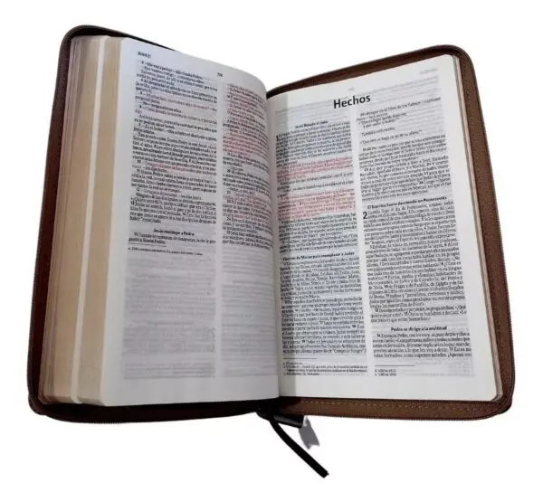 Biblia/NVI Marrón/Letra 8 Puntos/Cierre - Imagen 2