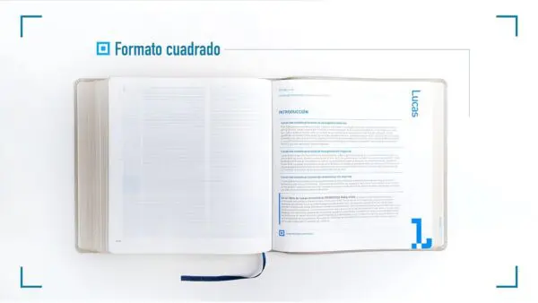 RVR60 Biblia QR/Imitación Piel/Azul - Imagen 4