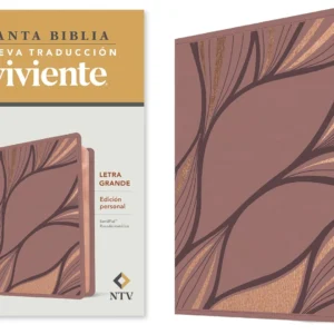 Biblia NTV Símil/Piel Rosado/metálico