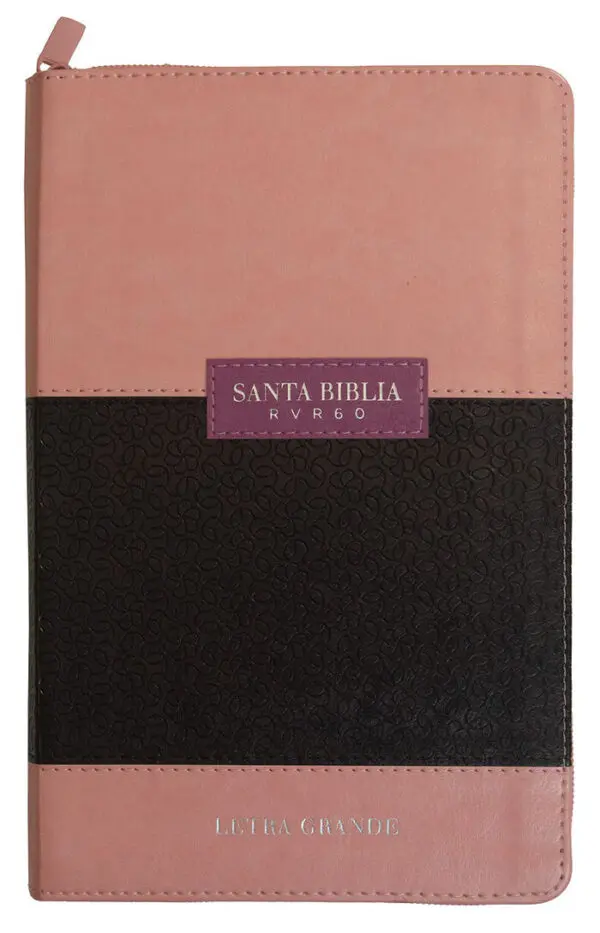 RVR 1960 Letra Grande Símil Rosa Café - Imagen 4