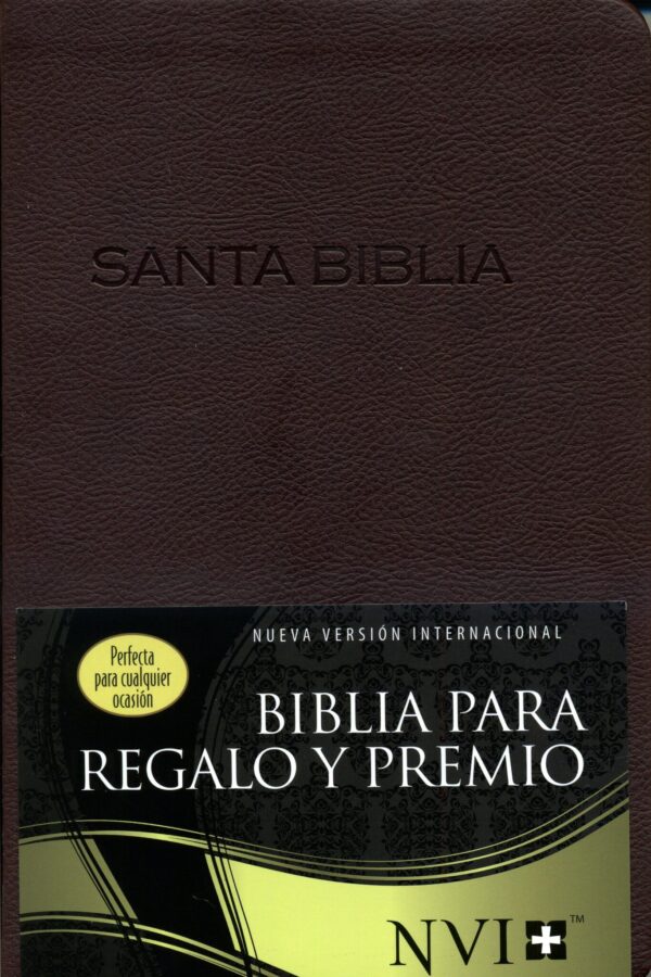 Biblia NVI Regalo y Premio Piel Borgoña