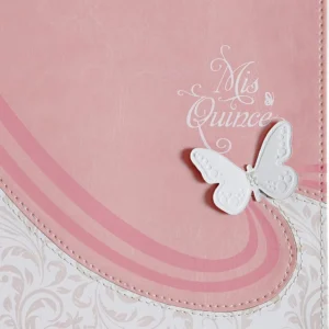 Biblia Quinceañeras Rosa / Blanco