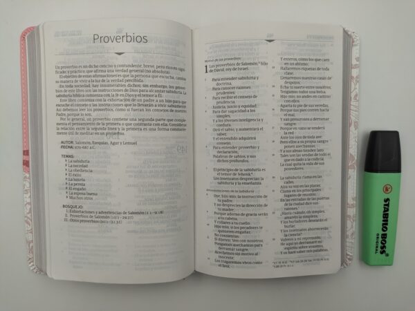 Biblia Quinceañeras Rosa / Blanco - Imagen 4