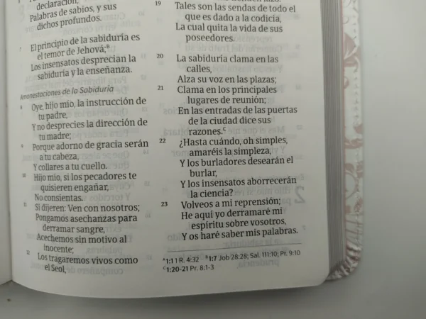 Biblia Quinceañeras Rosa / Blanco - Imagen 3