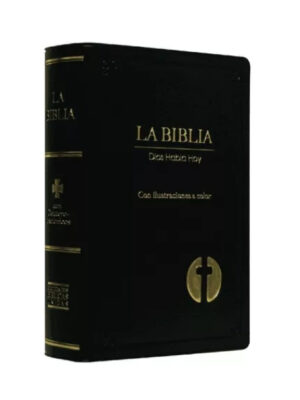 Biblia DHH Deuterocanónicos ilustraciones Vinil Negro