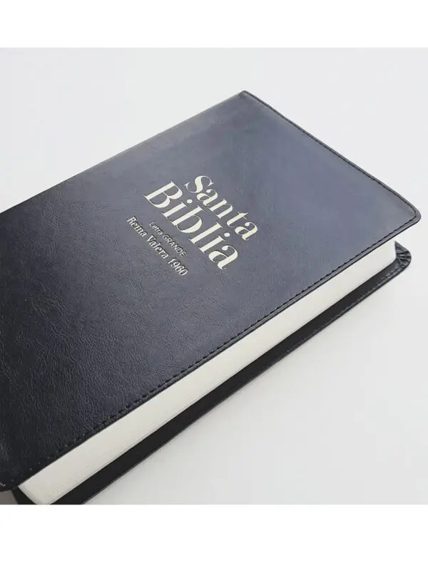 Biblia RVR1960 Letra Grande /Imitación Negro - Imagen 4