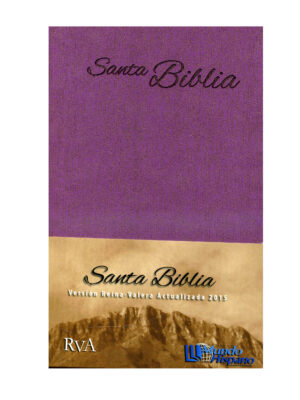 Biblia RVA 2015 Morada Piel Euro