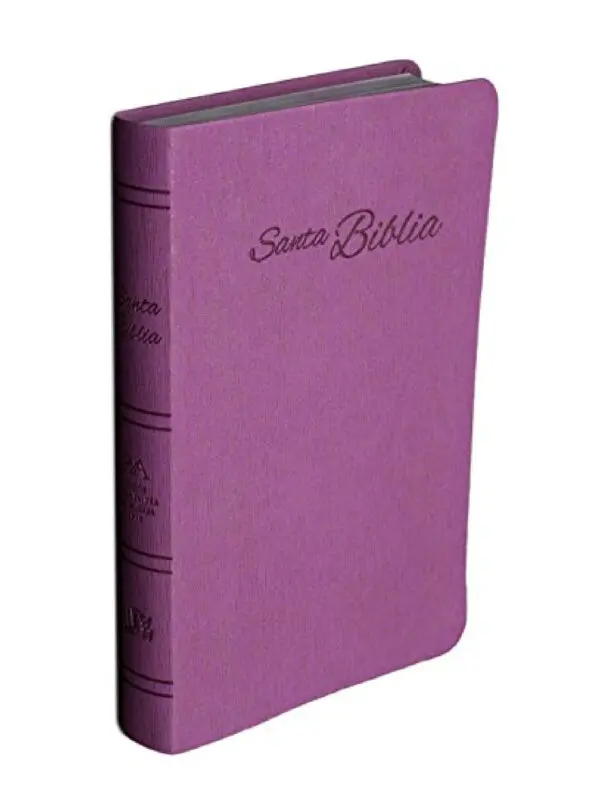 Biblia RVA 2015 Morada Piel Euro - Imagen 2