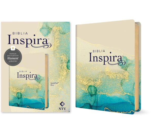 Biblia Inspira NTV Dorado Con Filament - Imagen 4