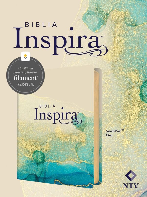 Biblia Inspira NTV Dorado Con Filament