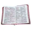 Biblia Letra Gigante RV1960 / Rosado Floral y Café - Imagen 2