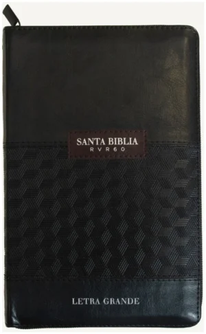 Biblia RVR 1960 Letra Grande Duotone Negro