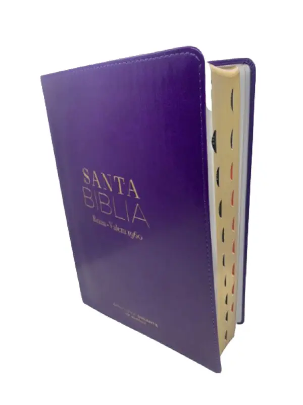 Biblia /RVR60/ Índice Clásica Lila - Imagen 2